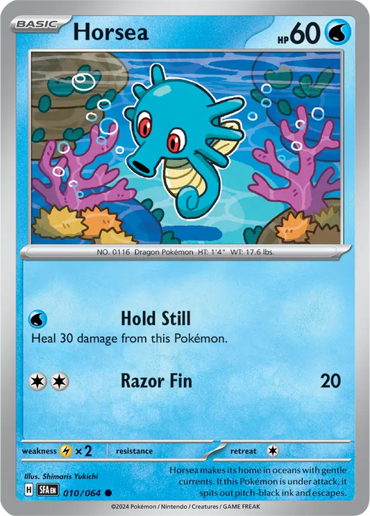 010/064 Horsea Shrouded Fable Pokémon Card