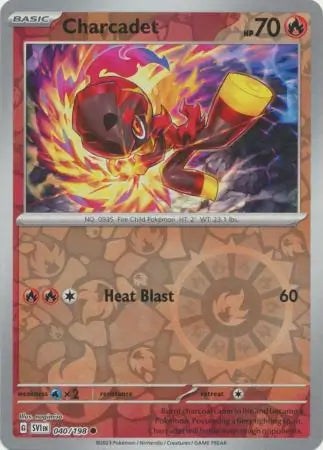 040/198 Charcadet Reverse Holo Scarlet & Violet Base Set Pokémon Card