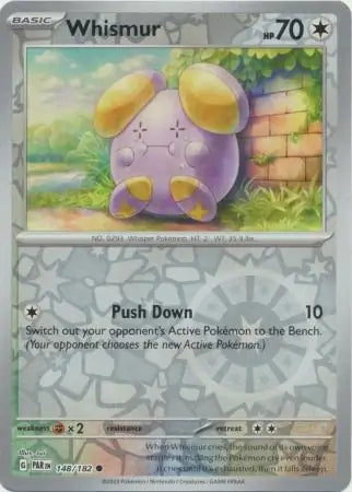 148/182 Whismur Reverse Holo Paradox Rift Pokémon Card