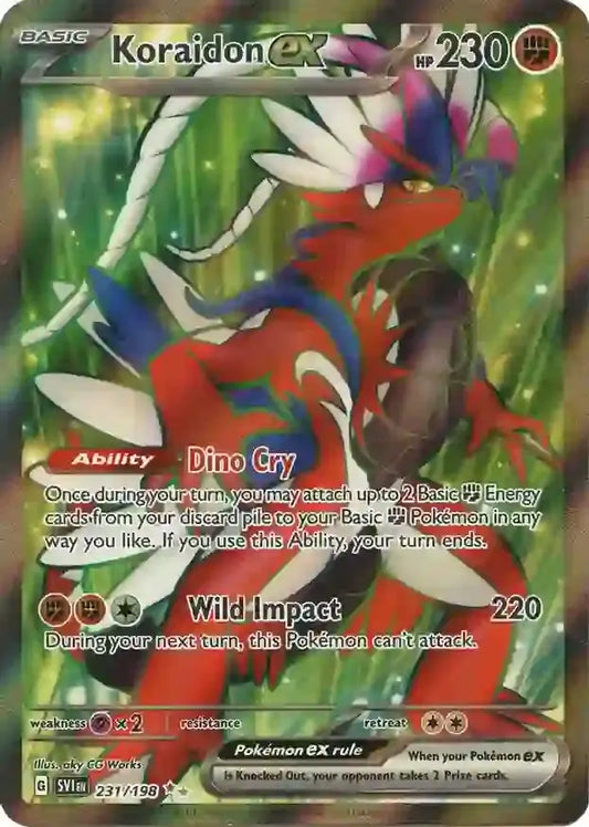 231/198 Koraidon ex Scarlet & Violet Base Set Pokémon Card
