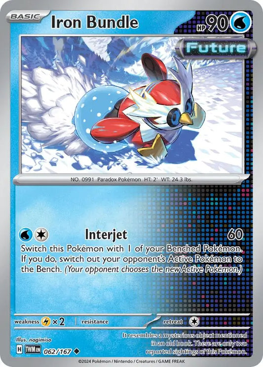062/167 Iron Bundle Twilight Masquerade Pokémon Card