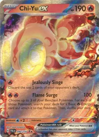 040/193 Chi-Yu ex Paldea Evolved Pokémon Card