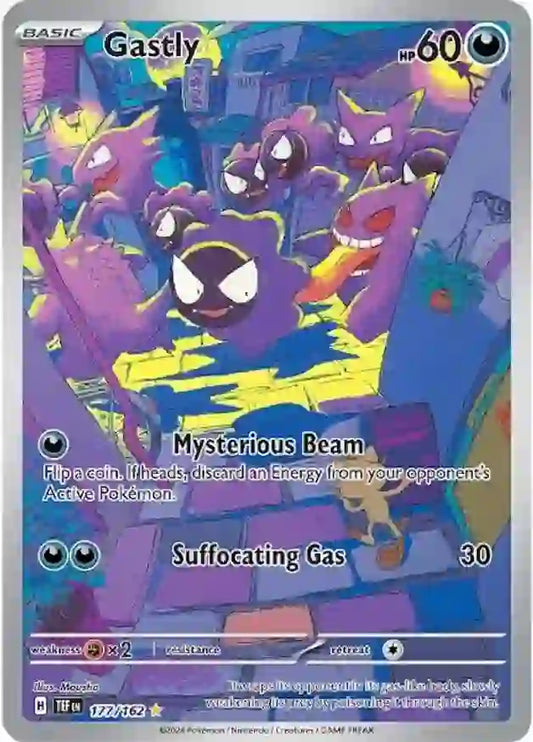 177/162 Gastly Scarlet & Violet Temporal Forces Pokémon Card