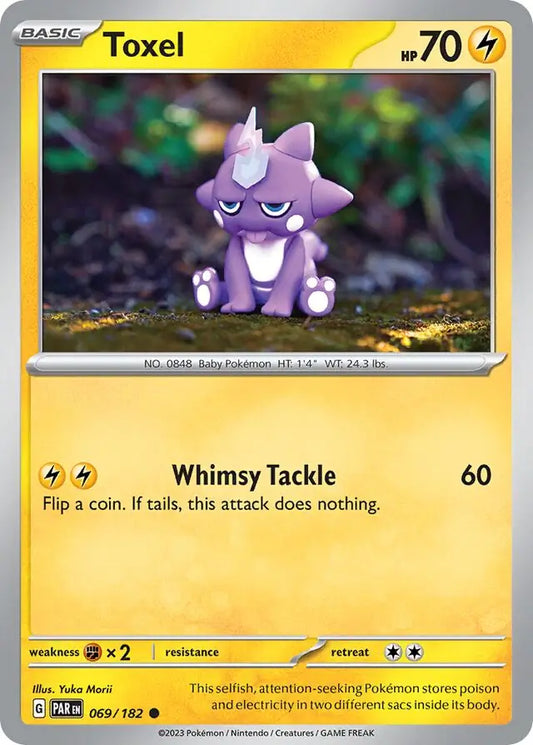 069/182 Toxel Paradox Rift Pokémon Card