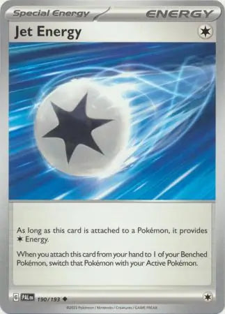 190/193 Jet Energy Paldea Evolved Pokémon Card