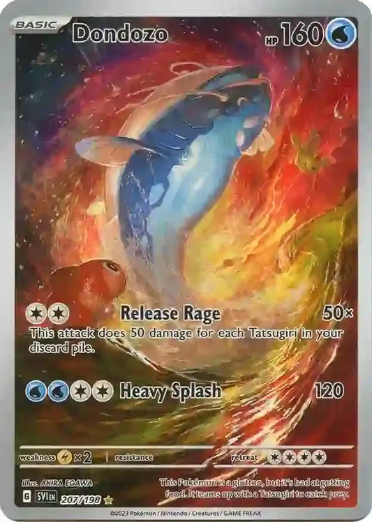 207/198 Dondozo Scarlet & Violet Base Set Pokémon Card