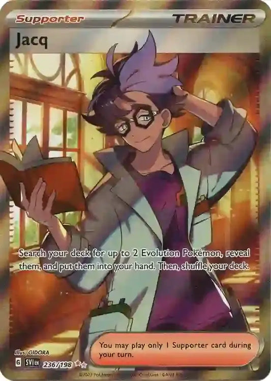 236/198 Jacq Scarlet & Violet Base Set Pokémon Card