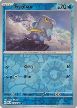 058/193 Frigibax Reverse Holo Paldea Evolved Pokémon Card