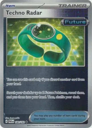 180/182 Techno Radar Reverse Holo Paradox Rift Pokémon Card