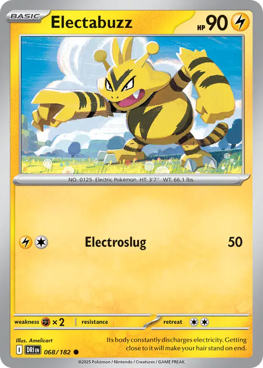 068/182 Electabuzz Destined Rivals Pokémon Card
