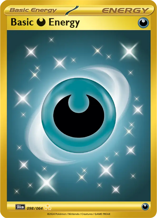 098/064 Basic Darkness Energy Shrouded Fable Pokémon Card