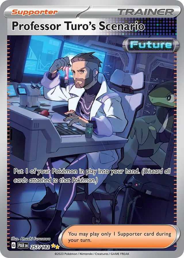 257/182 Professor Turo’s Scenario Paradox Rift Pokémon Card