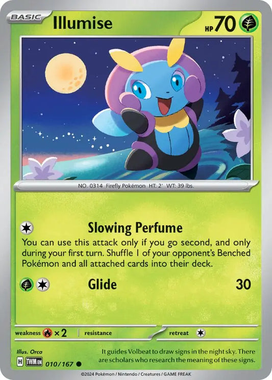 010/167 Illumise Twilight Masquerade Pokémon Card