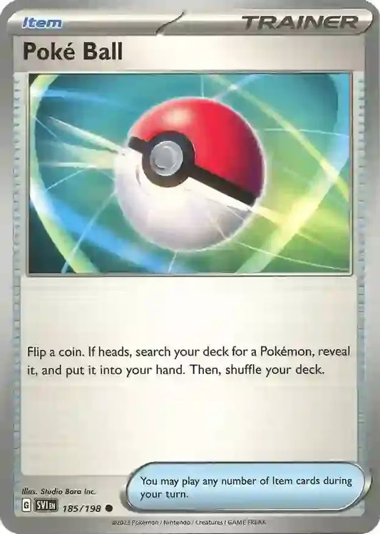 185/198 Poke Ball Basket Scarlet & Violet Base Set Pokémon Card