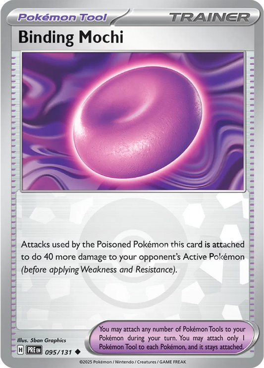 095/131 Binding Mochi Poke Ball Holo Prismatic Evolutions Pokémon Card