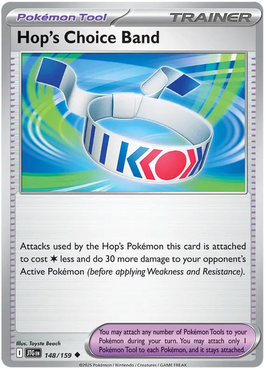148/159 Hop's Choice Band Journey Together Pokémon Card