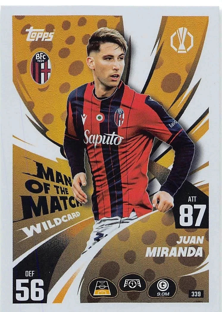 339 Juan Miranda (Bologna FC 1909) Man of the Match Wildcard