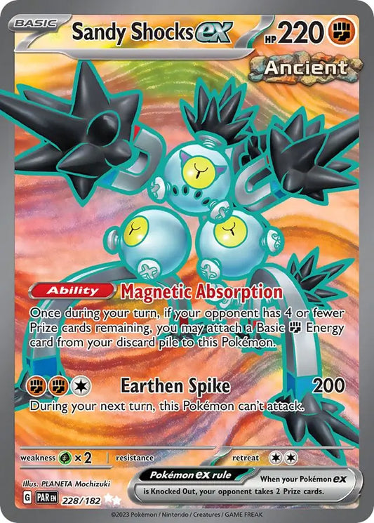 228/182 Sandy Shocks ex Paradox Rift Pokémon Card