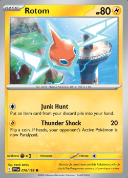 070/198 Rotom Scarlet & Violet Base Set Pokémon Card