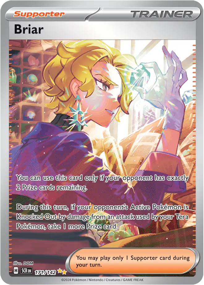 171/142 Briar Stellar Crown Pokémon Card