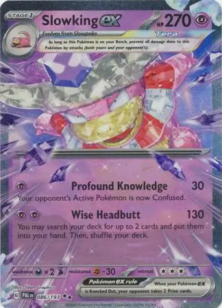 086/193 Slowking ex Paldea Evolved Pokémon Card