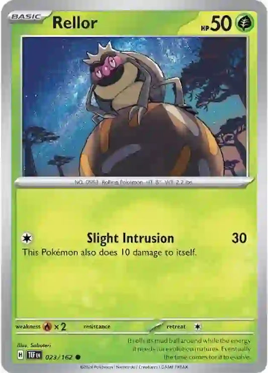 023/162 Rellor Scarlet & Violet Temporal Forces Pokémon Card