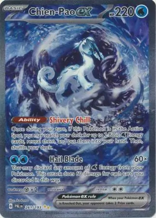261/193 Chien-Pao ex Paldea Evolved Pokémon Card