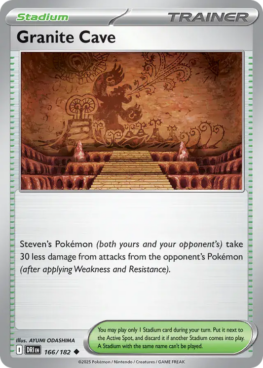 166/182 Granite Cave Destined Rivals Pokémon Card