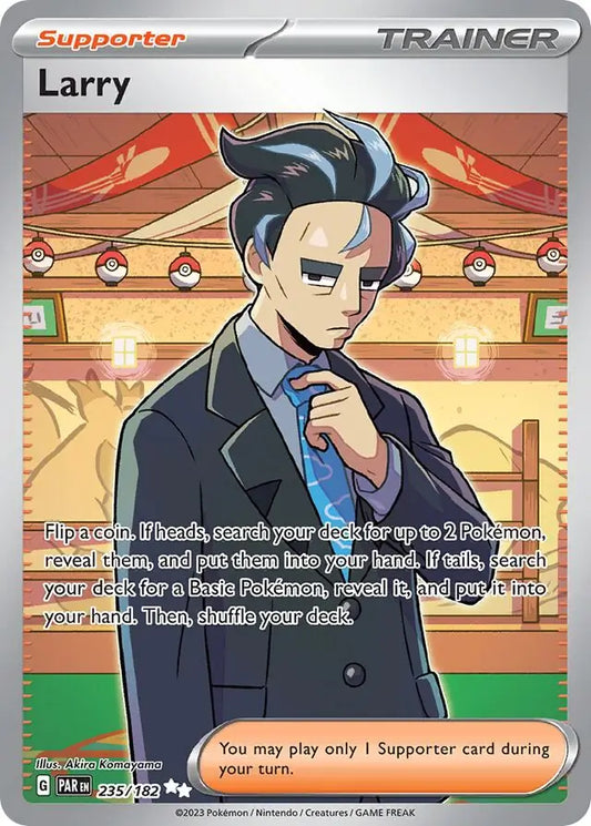 235/182 Larry Paradox Rift Pokémon Card
