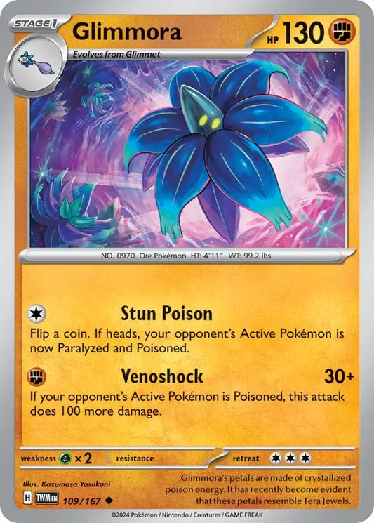 109/167 Glimmora Twilight Masquerade Pokémon Card