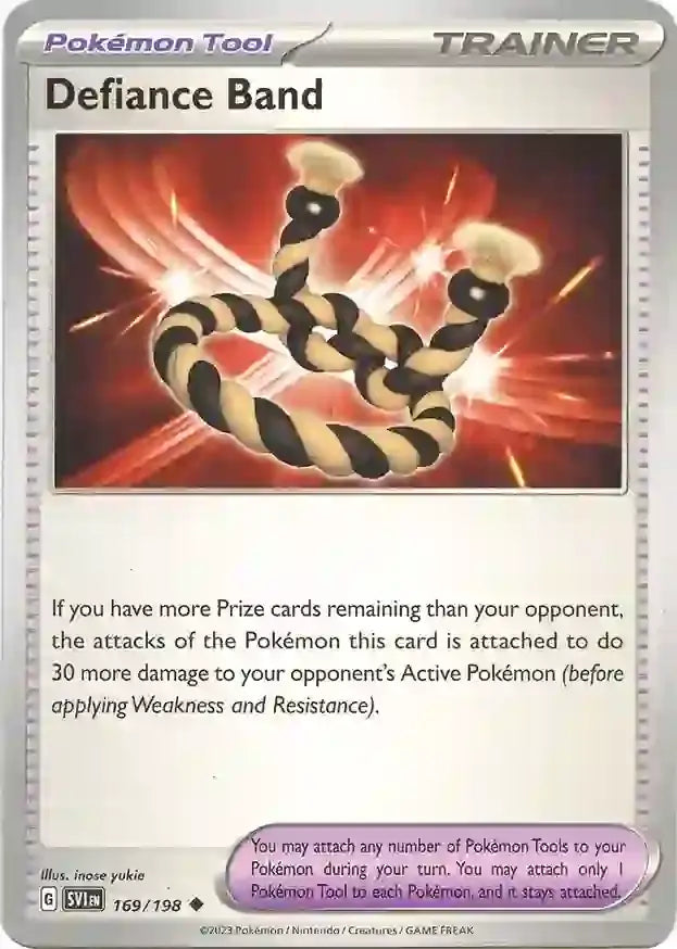 169/198 Defiance Band Scarlet & Violet Base Set Pokémon Card