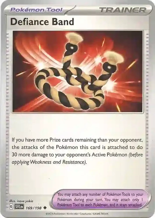 169/198 Defiance Band Scarlet & Violet Base Set Pokémon Card