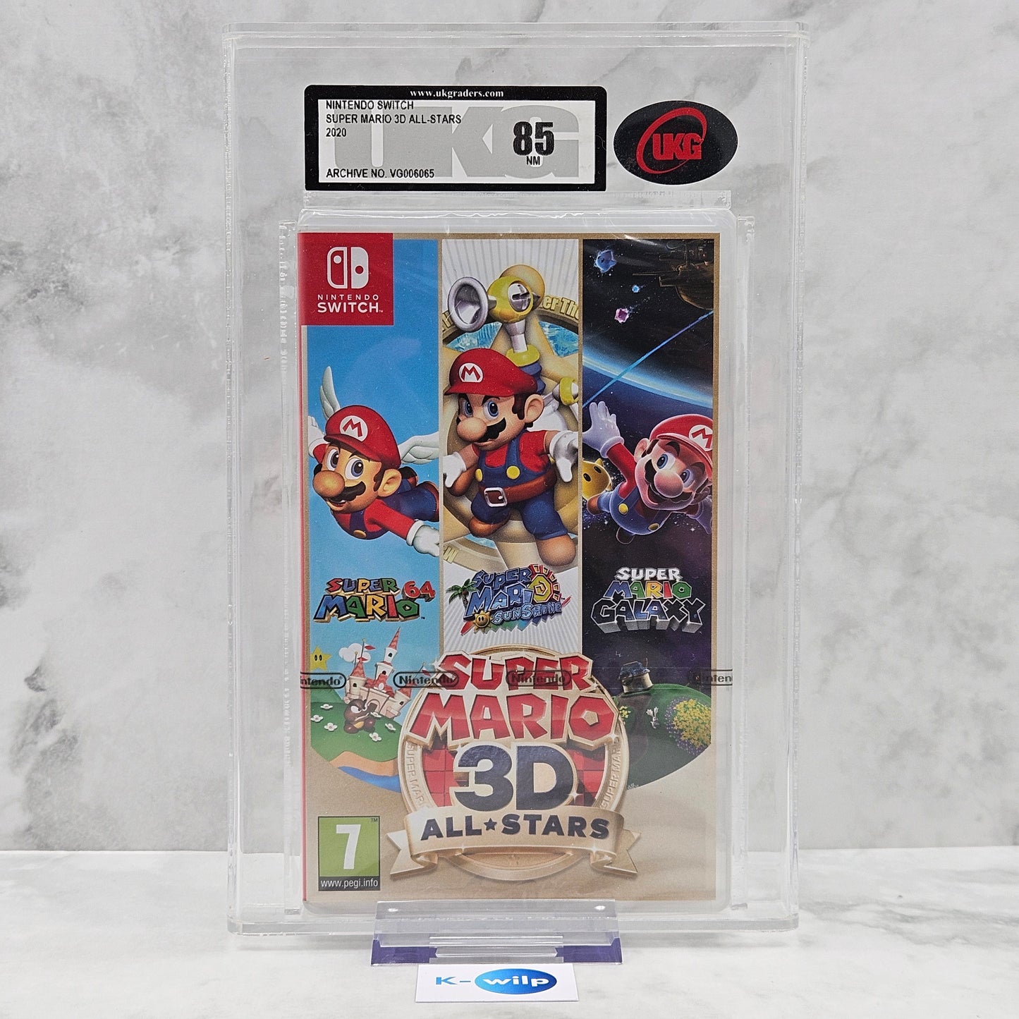 Super Mario 3D All-Stars Nintendo Switch Game Graded UKG 85 Near-Mint