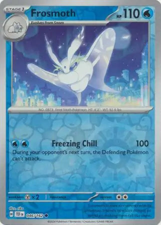 046/162 Frosmoth Reverse Holo Temporal Forces Pokémon Card