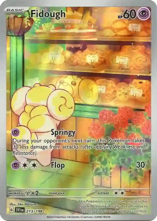 213/198 Fidough Scarlet & Violet Base Set Pokémon Card