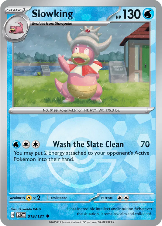 019/131 Slowking Poke Ball Holo Prismatic Evolutions Pokémon Card
