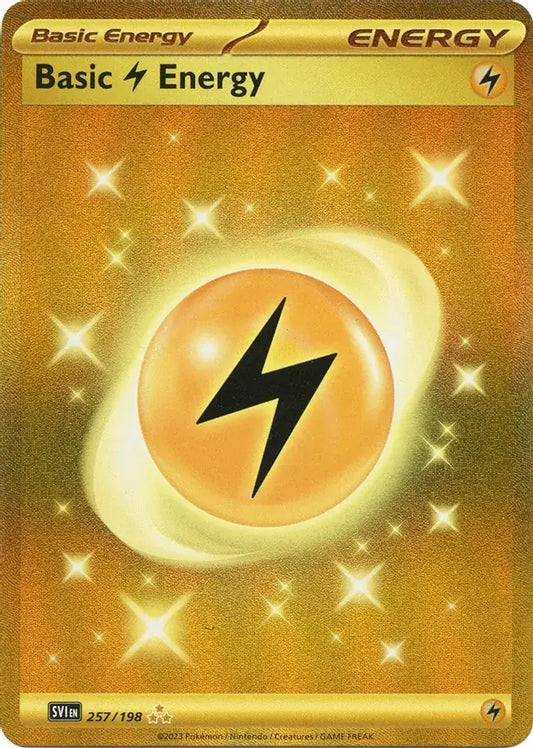 257/198 Basic Lightning Energy Scarlet & Violet Base Set Pokémon Card
