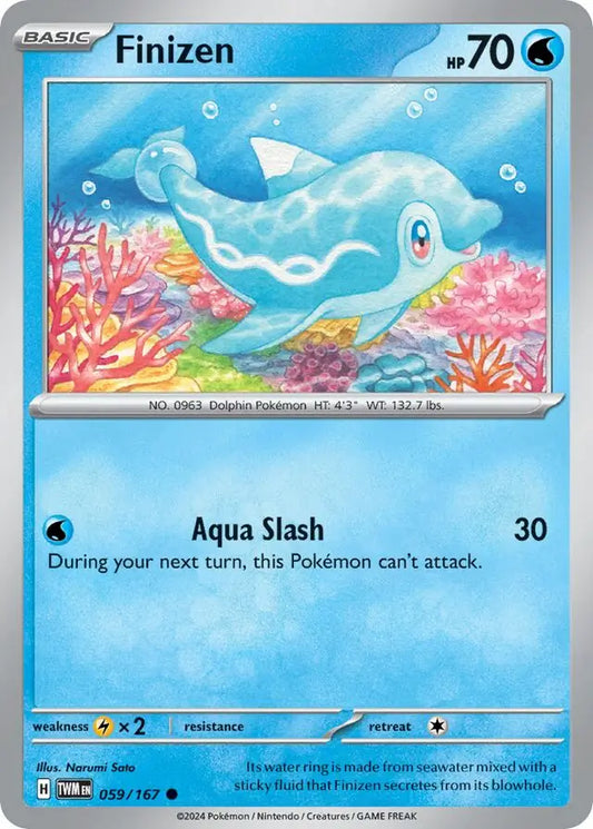 059/167 Finizen Twilight Masquerade Pokémon Card