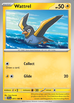 077/198 Wattrel Scarlet & Violet Base Set Pokémon Card