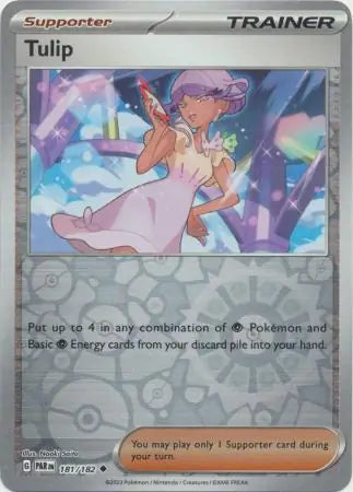 181/182 Tulip Reverse Holo Paradox Rift Pokémon Card