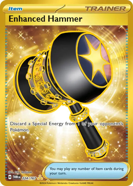 224/167 Enhanced Hammer Twilight Masquerade Pokémon Card