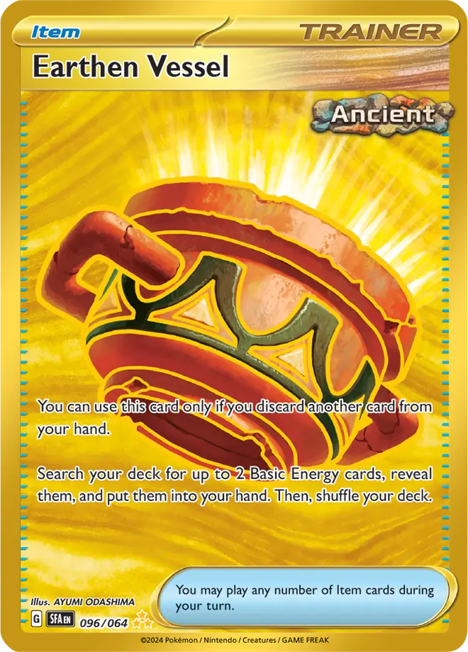 096/064 Earthen Vessel Shrouded Fable Pokémon Card