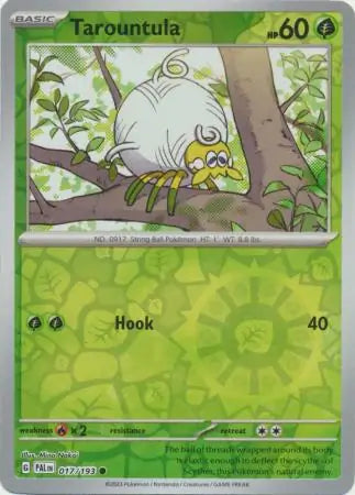 017/193 Tarountula Reverse Holo Paldea Evolved Pokémon Card