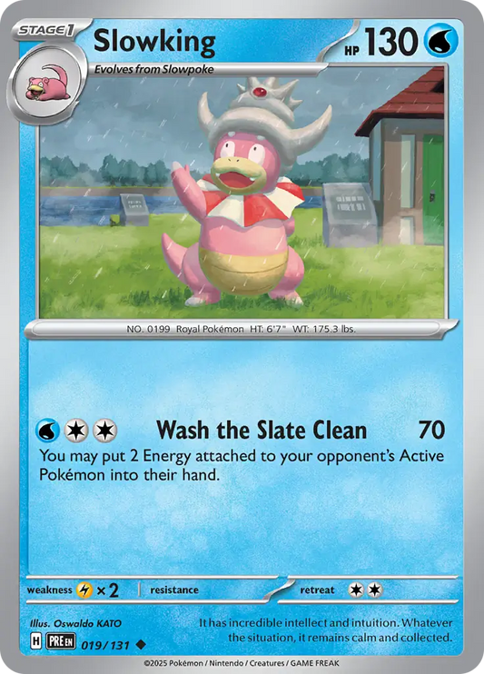 019/131 Slowking Prismatic Evolutions Pokémon Card