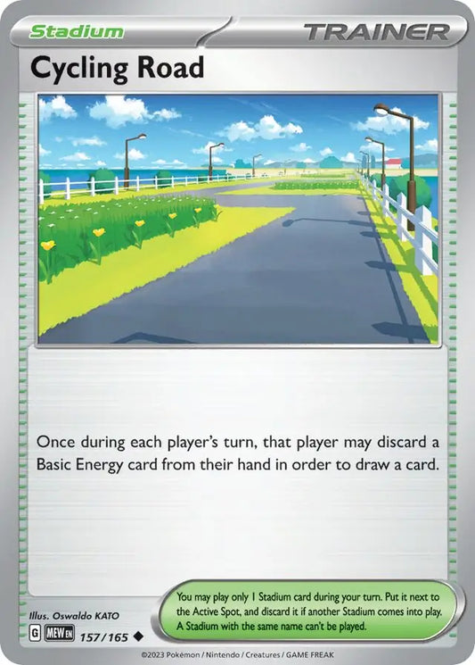 157/165 Cycling Road 151 Pokémon Card