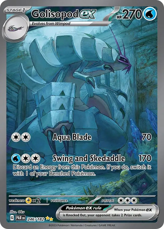246/182 Golisopod ex Paradox Rift Pokémon Card