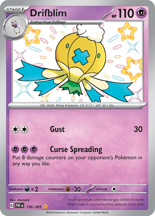 157/091 Mime Jr. Paldean Fates Pokémon Card