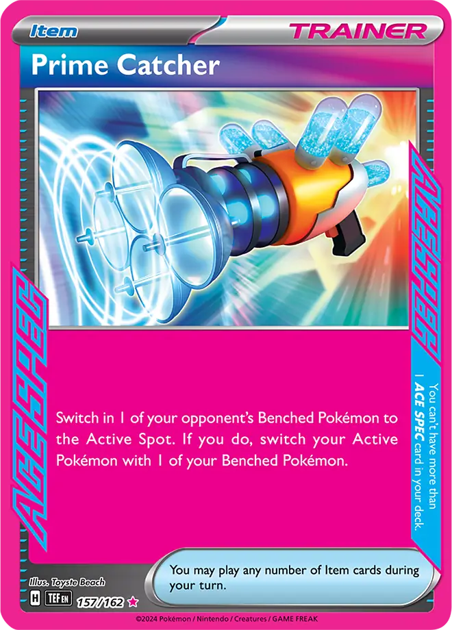 157/162 Prime Catcher Scarlet & Violet Temporal Forces Pokémon Card