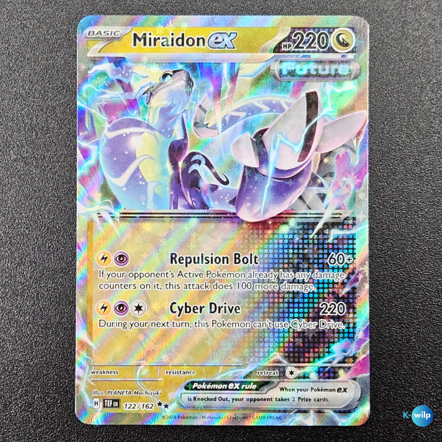 Miraidon ex 122/162 Temporal Forces English Pokémon Trading Card