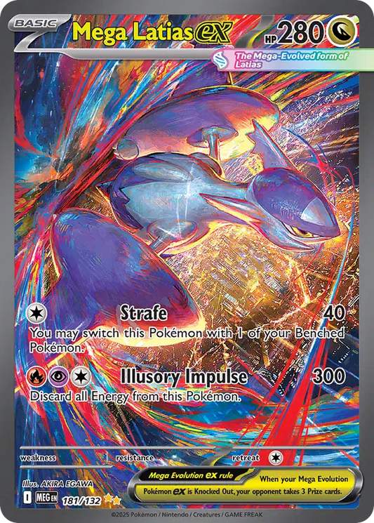 181/132 Mega Latias ex Mega Evolution Pokémon Card